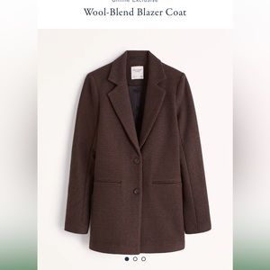 Abercrombie wool blazer coat